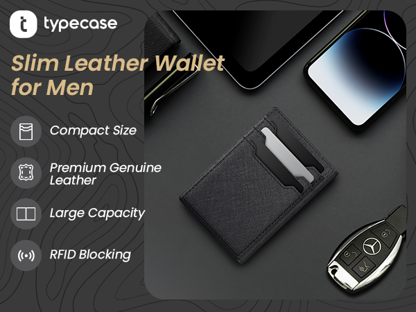 typecase Leather Wallet for Men