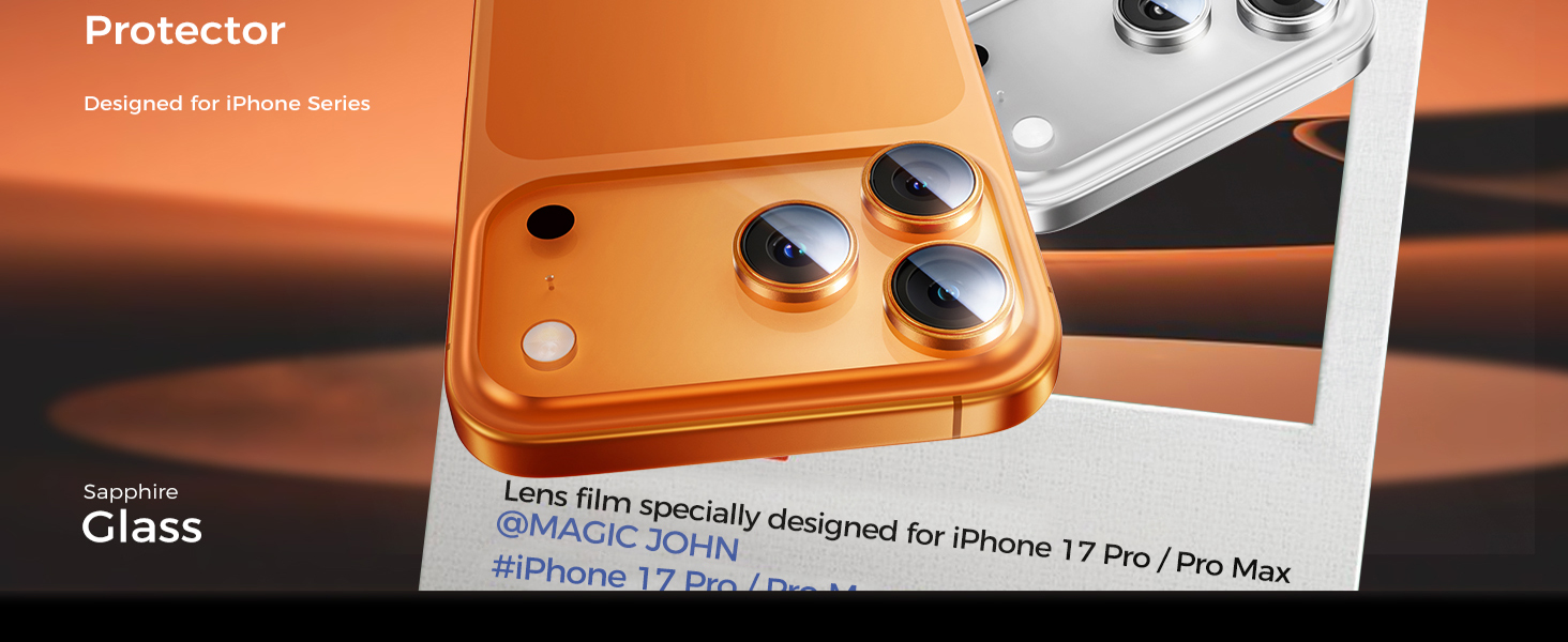 iPhone 17 pro max camera lens protector