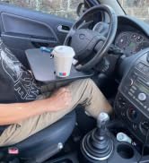 steering wheel table