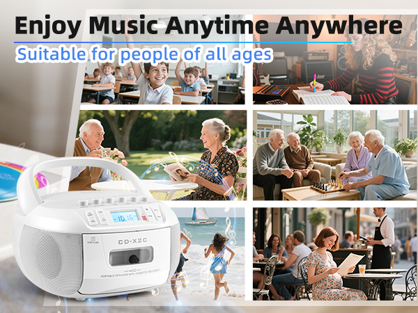 CD and Cassette Player