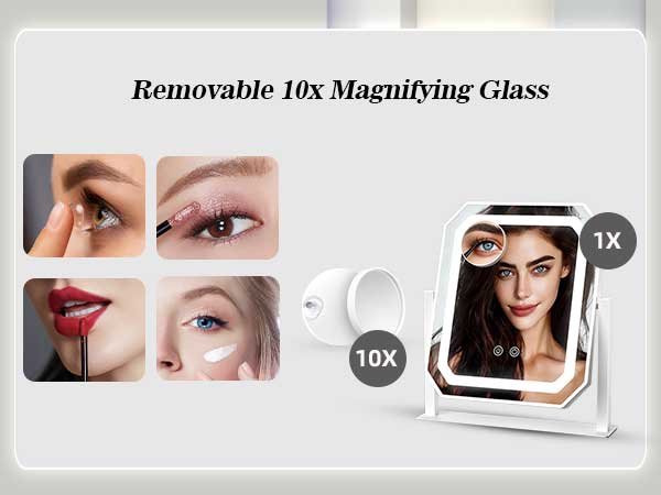 lighted makeup mirror