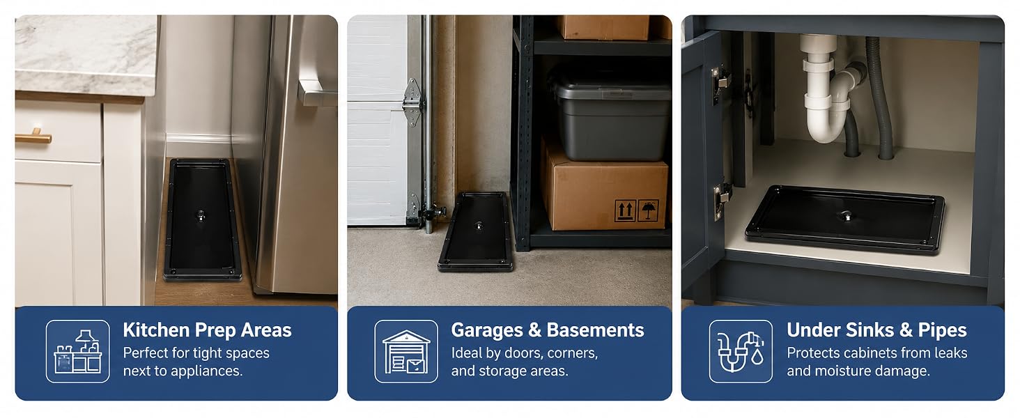 Block pests at major entry points, storage spaces, and loading dock corners.