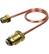 MCAMPAS 15 Inch Propane Regulator Copper Pigtail POL x 1/4
