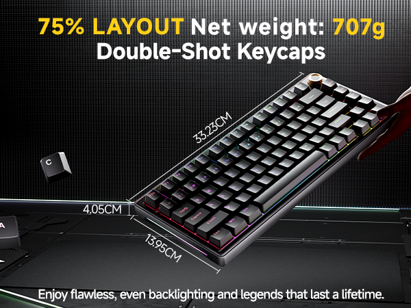75% Mechanical Gaming Keyboard