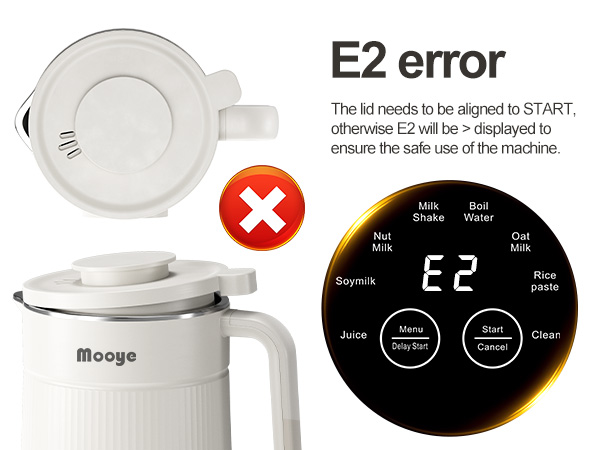 Use step of Mooye Automatic Nut Milk Maker Machine for Homemade