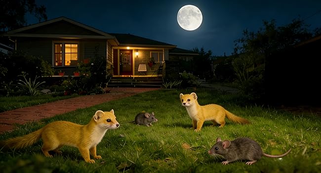 Repellent outdoor waterproof deer deterrent outdoor with motion keep out of yard farm