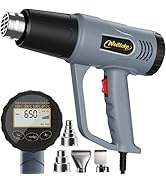 Weitieke LCD Digital Display Heat Gun 122?~1202? Dual Temperature Control, Overload Protection wi...