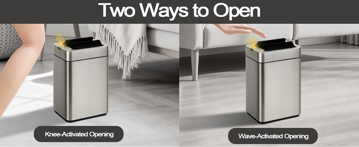 bathroom trash can with lid