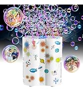 Panamalar Fireworks Bubble Machine, Automatic Bubble Blower Maker for Kids 20000+ Bubbles per Min...