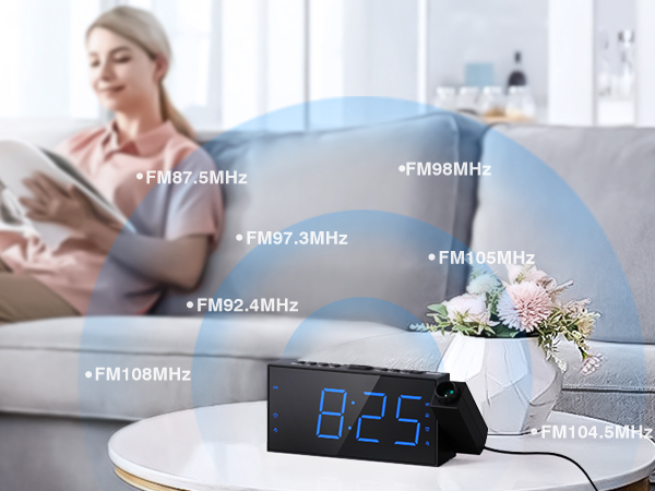  Projection Alarm Clock Radio