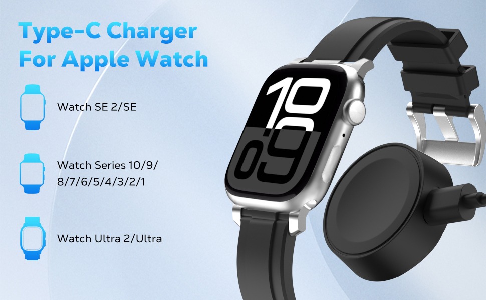 portable type-c charger for apple watch