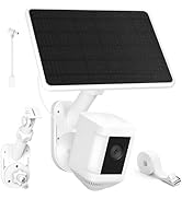 Ring Solar Panel with 2-in-1 Camera Mount for Ring Spotlight Cam Plus/Pro(Battery)/Ring Stick Up ...