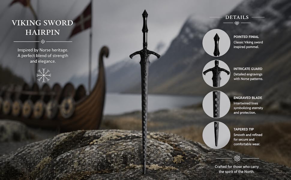 SWORD HAIR PIN C