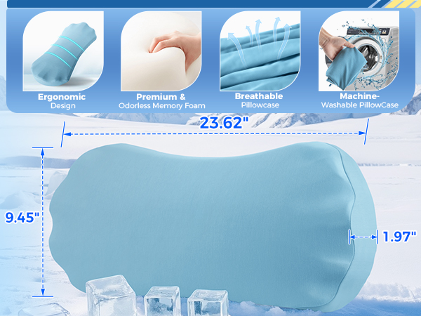 Lumbar Support Pillow for Bed