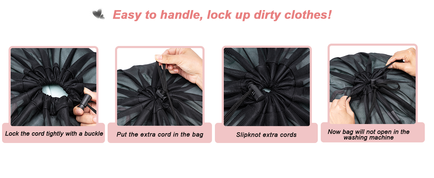 Mesh XL Laundry Bag - Large - Durable, Machine Washable with Secure Drawstring Closure