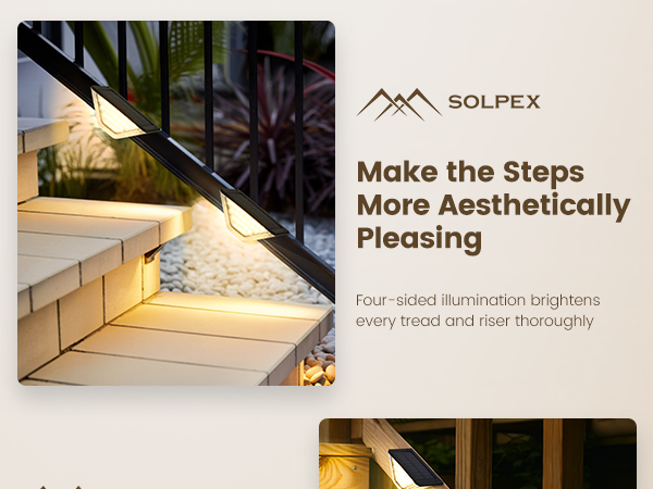 SOLAR STEP LIGHTS