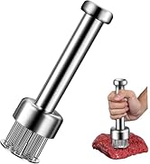 Stainless Steel Meat Tenderizer Tool, 21 Sharp Needles, Meat Tenderizer, Tenderizing Steak, Beef,...