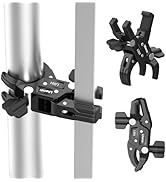 ULANZI Super Clamp Mount for Light Stand Double Camera Clamp Mount Monitor Magic Arm Adapter Thre...