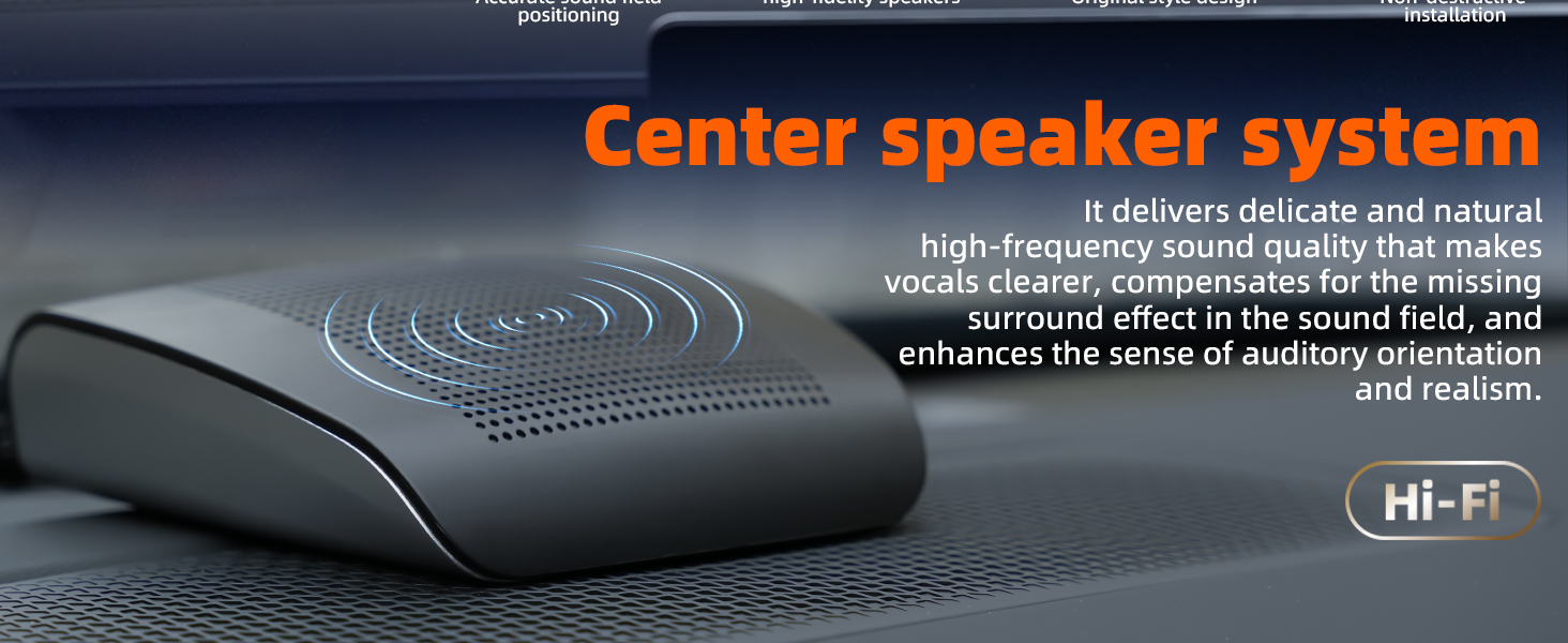 Car Center Channel Speaker