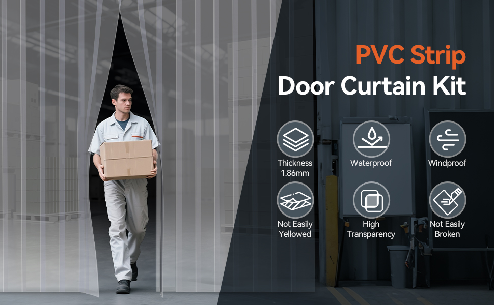 plastic door curtain