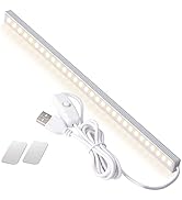 DWEPTU Kitchen Lights Closet Lights LED Light Bar Under Counter Light Fixtures with USB Powered L...