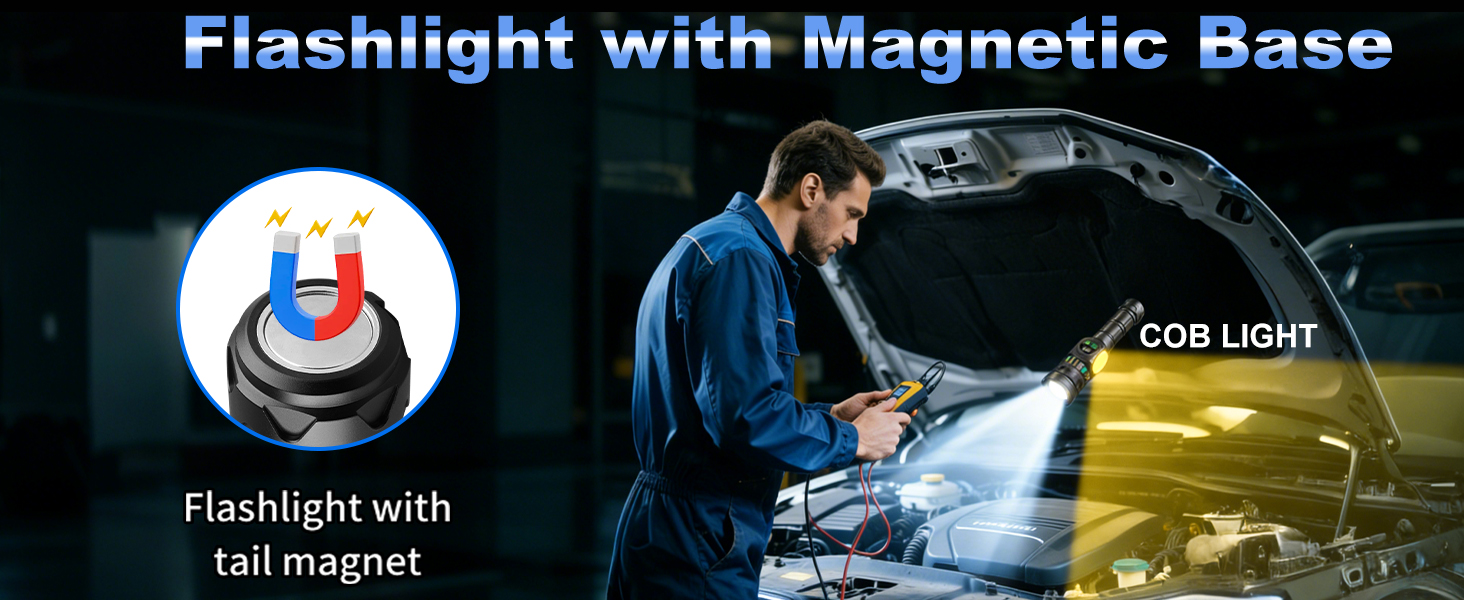 flashlight with magnetic base 10000 lumen flashlight magnetic flashlight rechargeable torch light