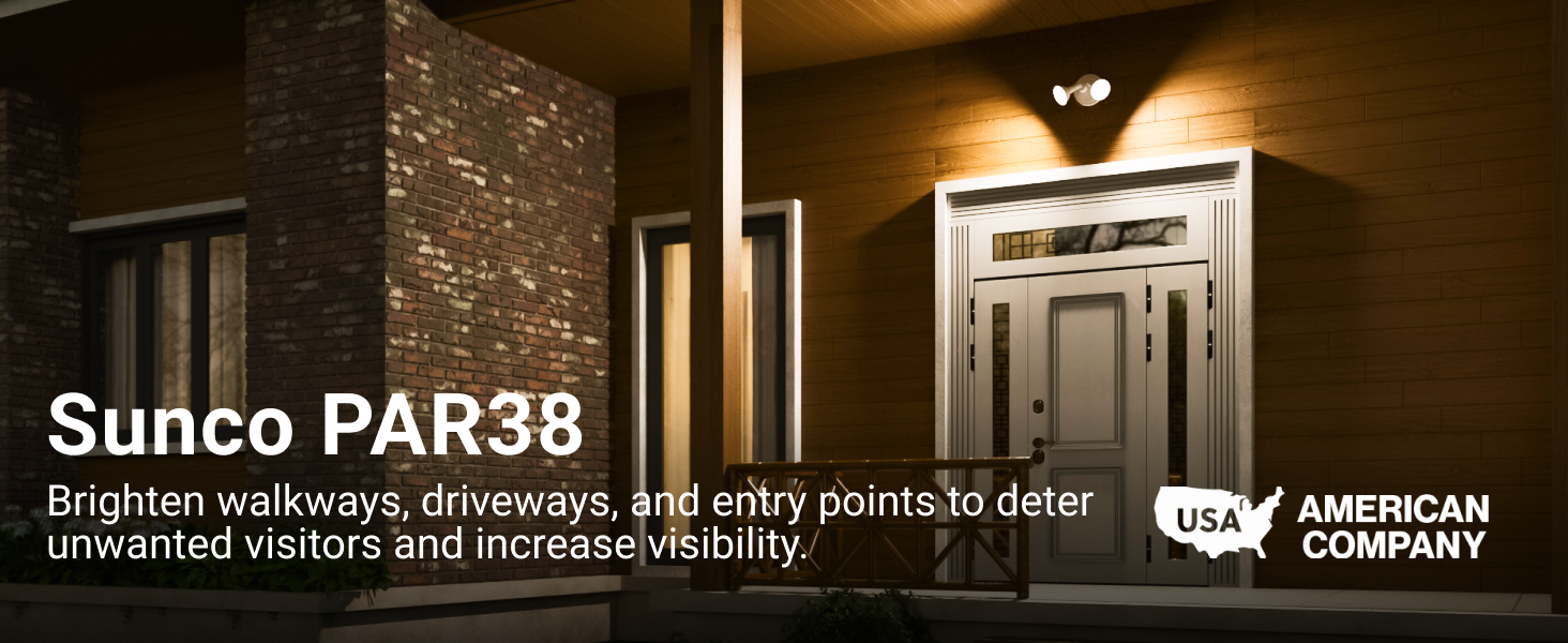 Brighten walkways, driveways, and entry points