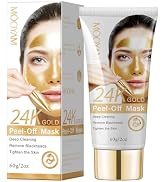 GUOYAOLIFU Peel Off Mask Deep Cleansing Remove Blackheads Tighten the Skin 24K Gold Face Mask Ski...