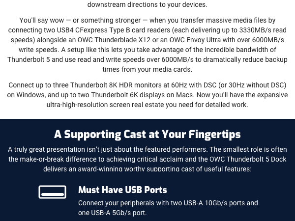 A Supporting Cast at Your Fingertips