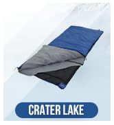 Crater lake sleeping bag