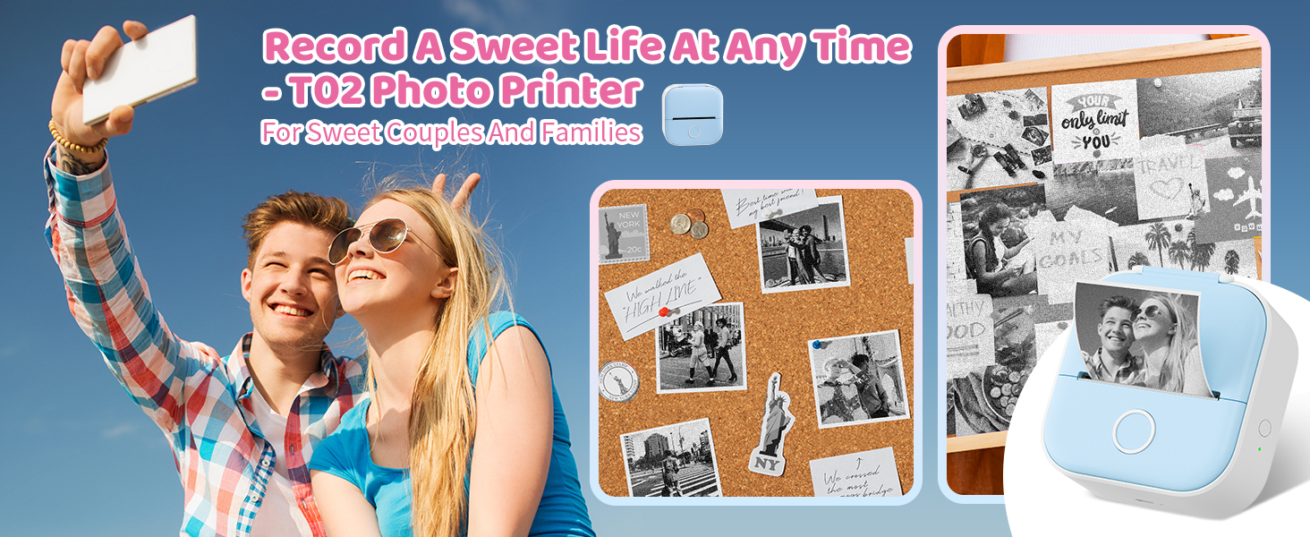 print pods mini printer t02 sticker printer receipt printer