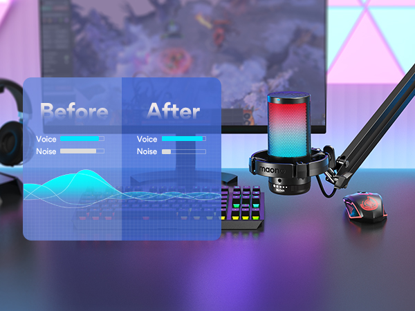 PC gaming microphone