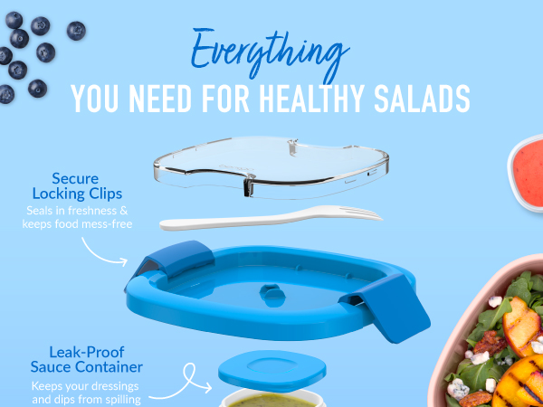 bentgo, bentgo salad, salad container, salad bowl, to-go salad bowl, meal prep, meal prepping