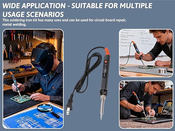 NORYEEBRAN 110V Soldering Iron Premium Kit 