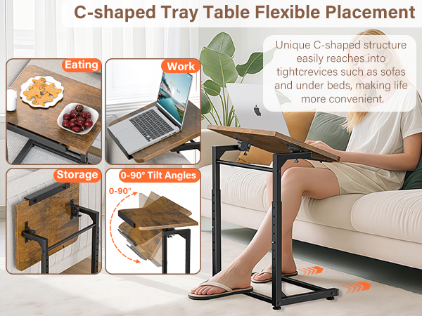 adjustable tray table