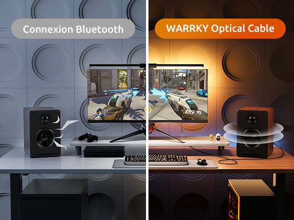 This digital optical audio cable provide zero latency sound for gaming and movie audio.