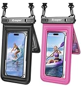 [Up to 8.5''] Waterproof Phone Pouch Floating, Double Bags Waterproof Phone Case with Lanyard for...