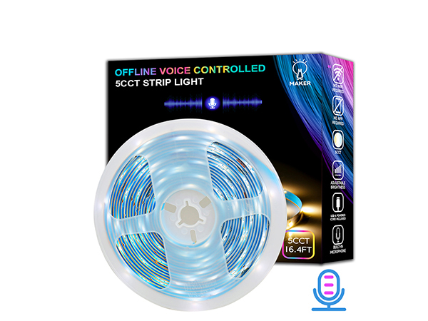 white lights strip