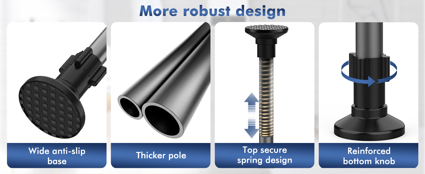 tension rod shower caddy