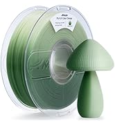 AMOLEN PLA 3D Printer Filament, UV or Sunlight Color Change to Green PLA Filament 1.75mm, Dimensi...