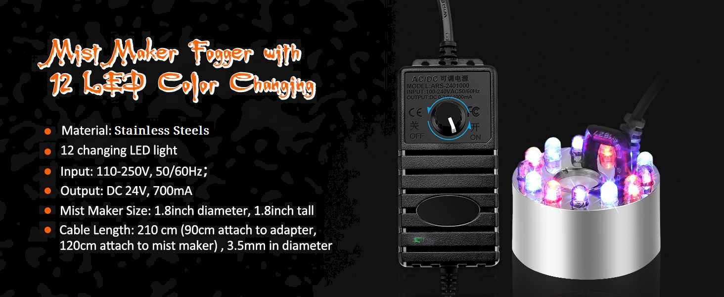 mist maker with foggy controller