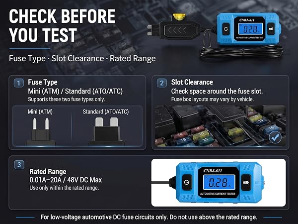Automotive Circuit Fault Probe Tester