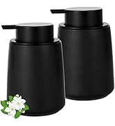 Hand Soap Dispenser for Bathroom Decro, Ceramic Liquid Pump Bottles Refillable Dish Lotion Dispen...