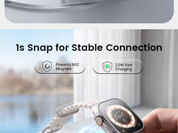 charging dock apple watch charger stand foldable series 1-11