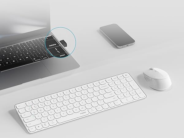 Wireless Keyboard and Mouse Combo