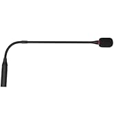 Dynamic Microphone, 3 Pin Straight Plug Quick Mounted Corded Voice Condenser Microphone, 18in Alu...