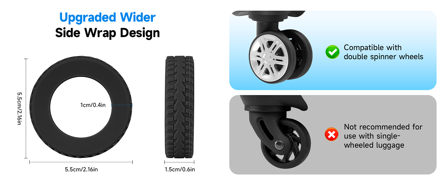 luggage wheel covers