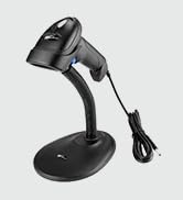 NetumScan Handheld USB 1D Barcode Scanner with Stand, Wired CCD Bar Code Reader for POS System Se...