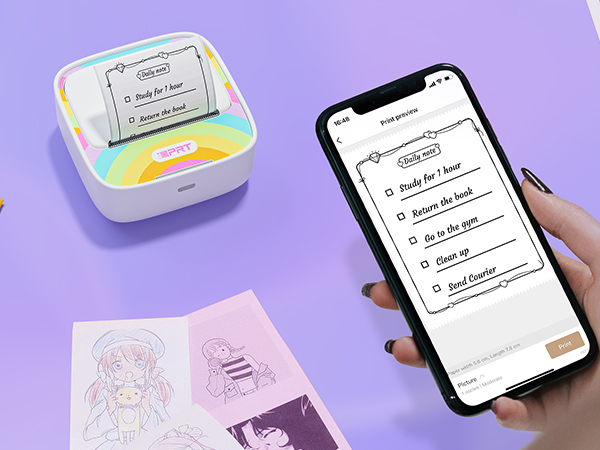 mini sticker machine