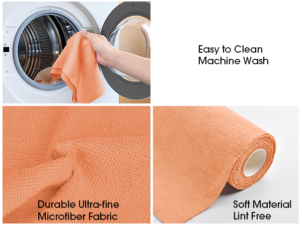 Microfiber towel rolls